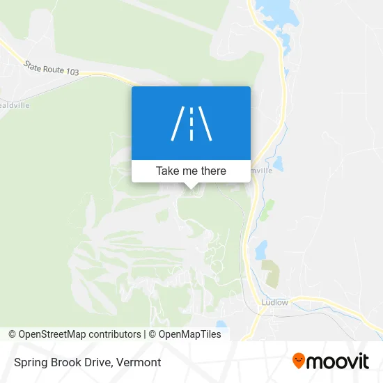 Spring Brook Drive map