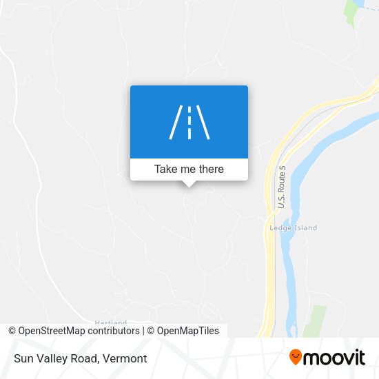 Sun Valley Road map