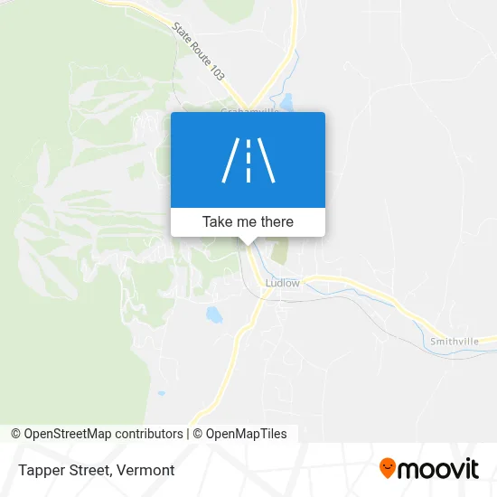 Tapper Street map
