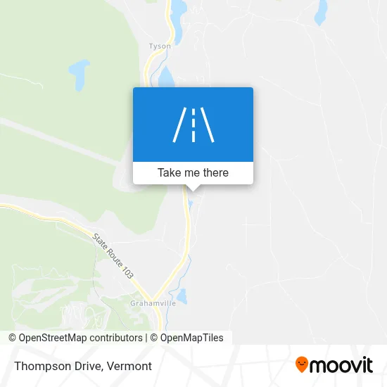 Thompson Drive map