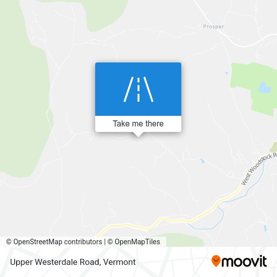 Upper Westerdale Road map
