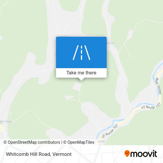 Mapa de Whitcomb Hill Road