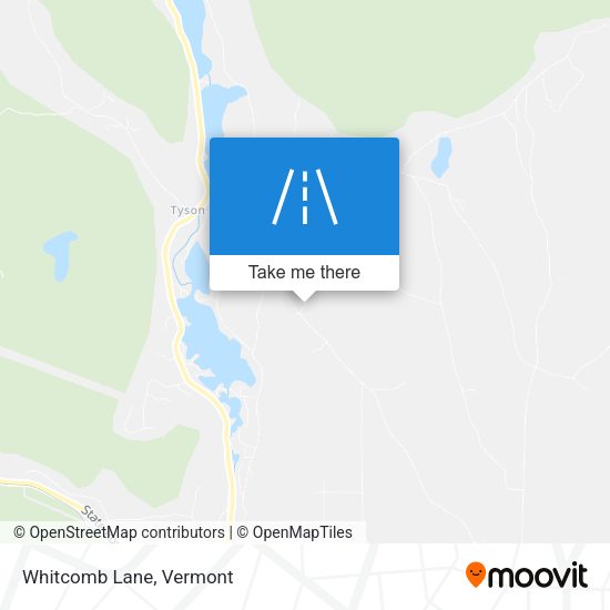 Mapa de Whitcomb Lane