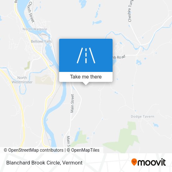 Blanchard Brook Circle map