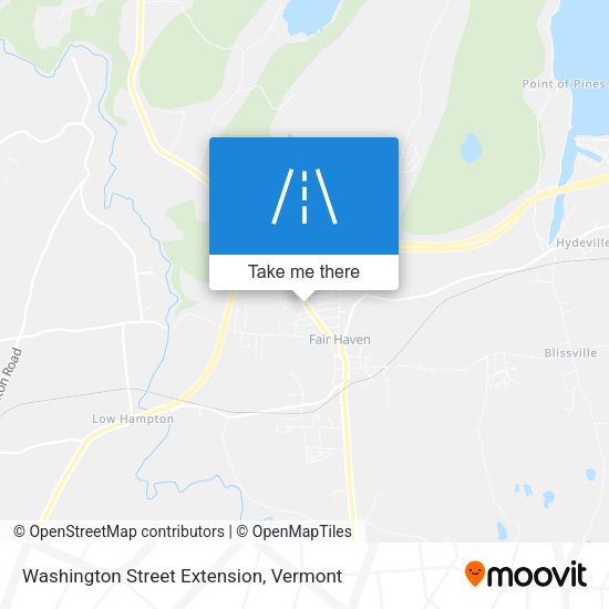 Washington Street Extension map