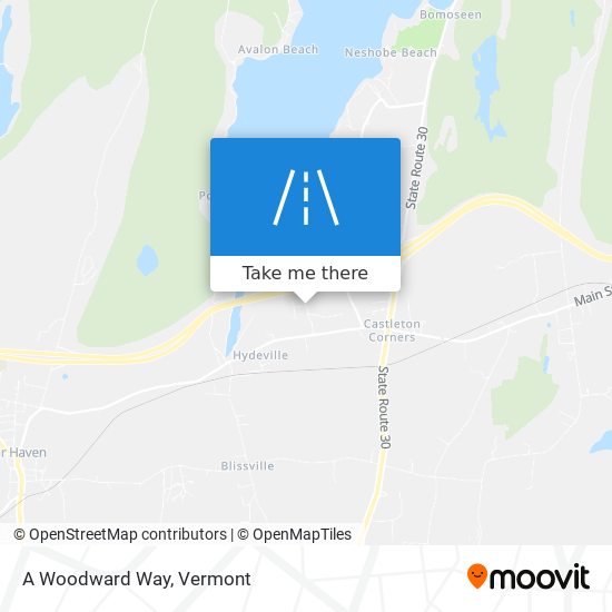 A Woodward Way map