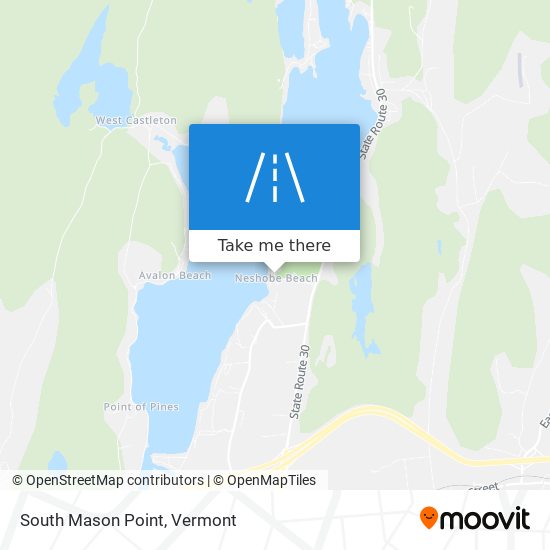 South Mason Point map