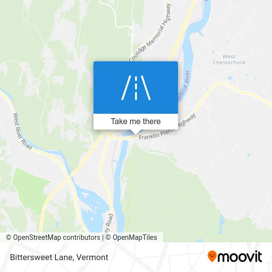 Bittersweet Lane map