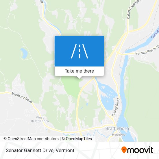 Senator Gannett Drive map