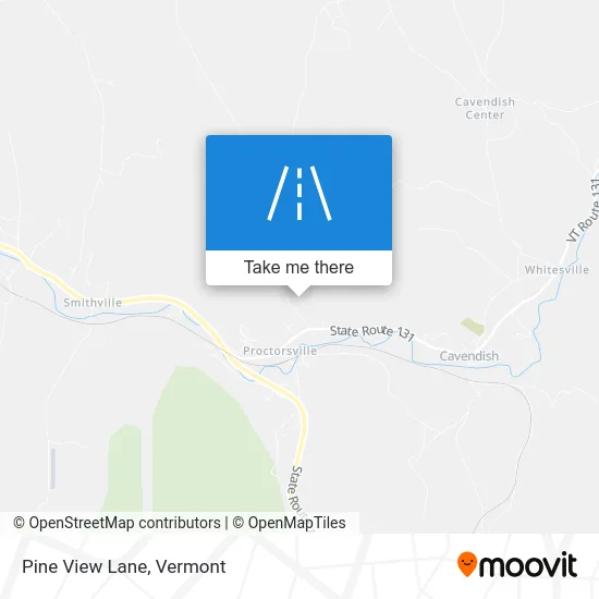 Pine View Lane map