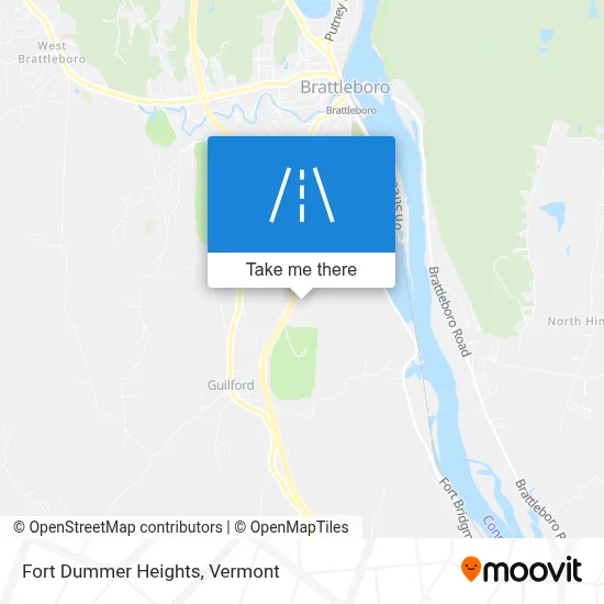 Fort Dummer Heights map