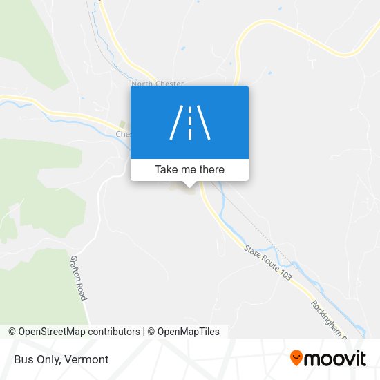 Bus Only map