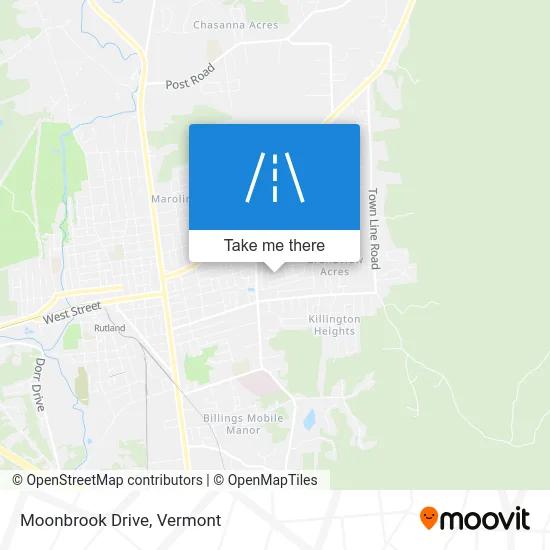 Moonbrook Drive map