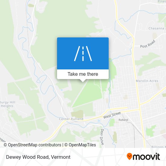 Mapa de Dewey Wood Road