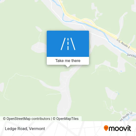 Ledge Road map