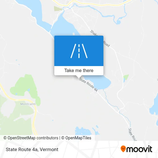 State Route 4a map