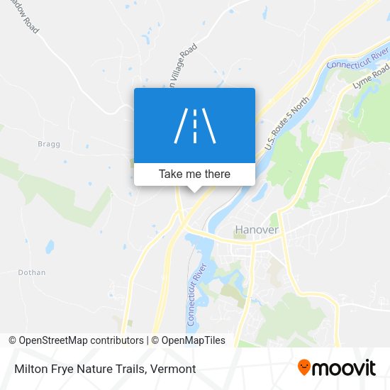 Milton Frye Nature Trails map