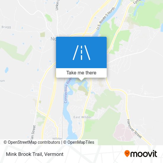 Mapa de Mink Brook Trail