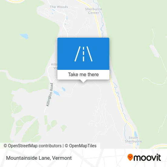 Mountainside Lane map