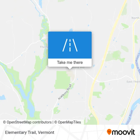 Elementary Trail map