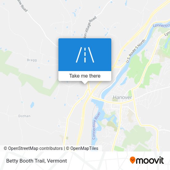 Mapa de Betty Booth Trail