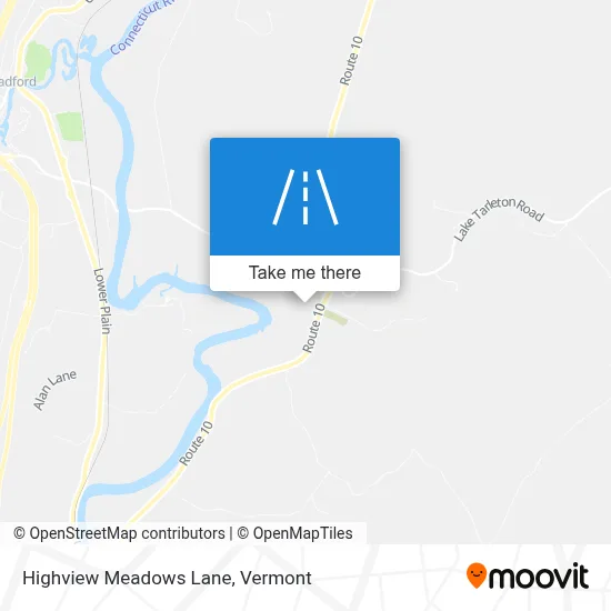 Highview Meadows Lane map