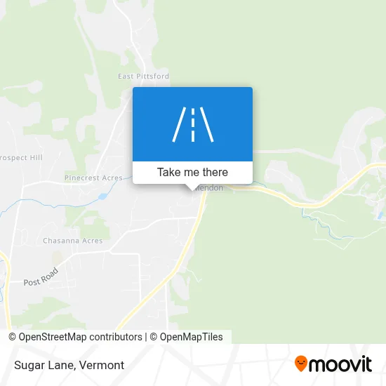 Sugar Lane map