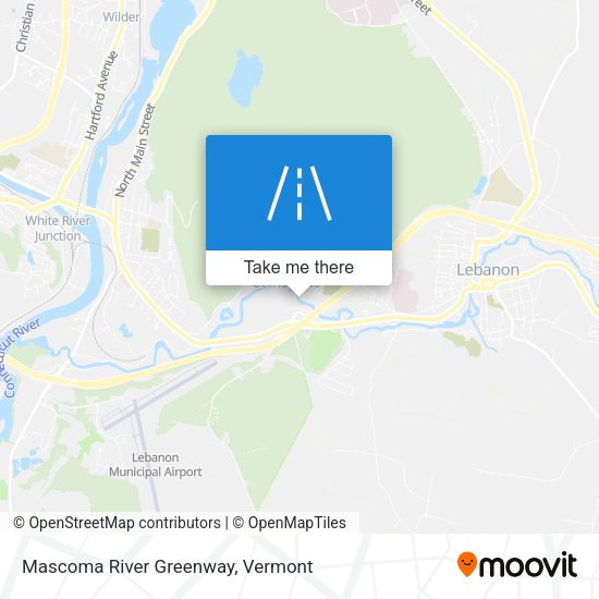 Mapa de Mascoma River Greenway