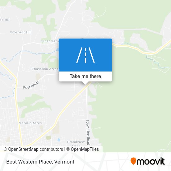 Mapa de Best Western Place