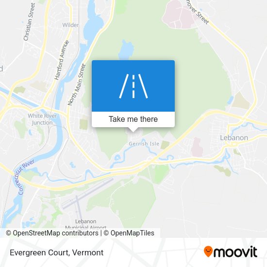 Evergreen Court map