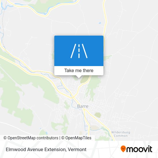 Elmwood Avenue Extension map