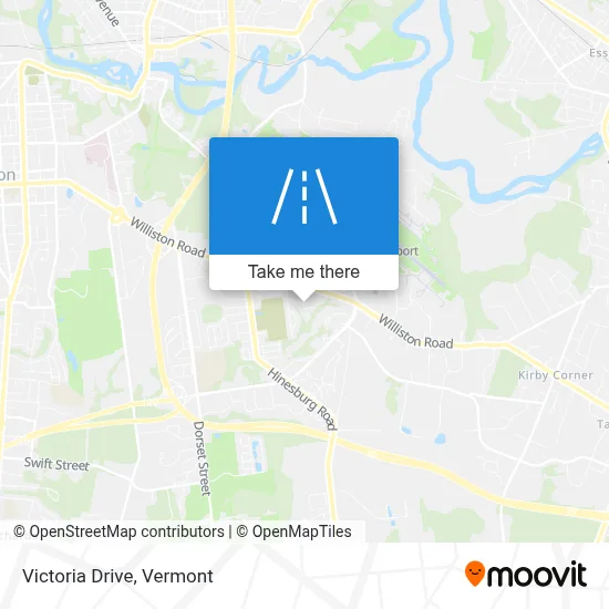 Victoria Drive map