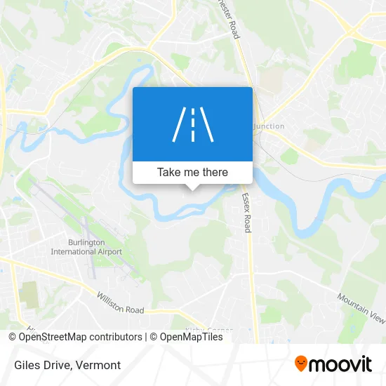 Giles Drive map