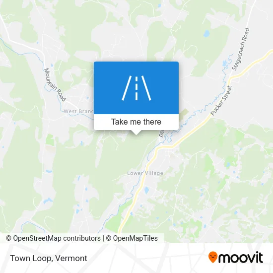 Town Loop map
