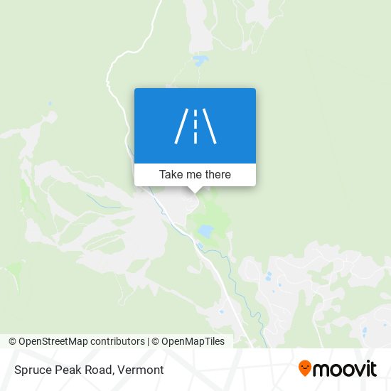 Spruce Peak Road map