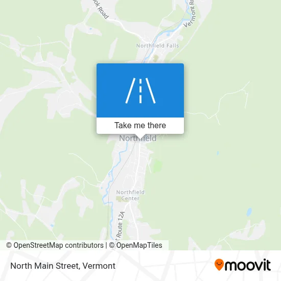 North Main Street map