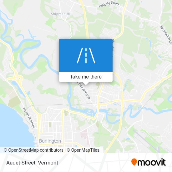 Mapa de Audet Street