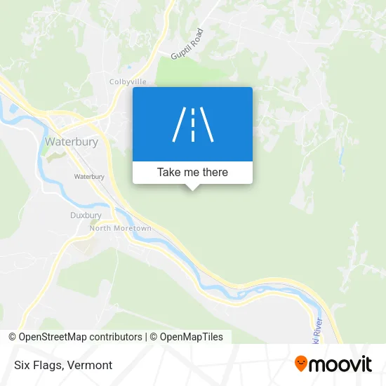 Six Flags map