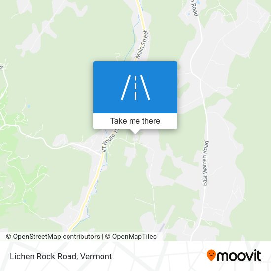 Mapa de Lichen Rock Road