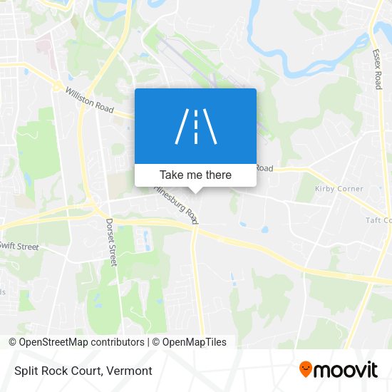 Split Rock Court map