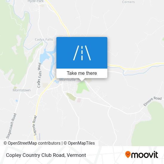 Mapa de Copley Country Club Road