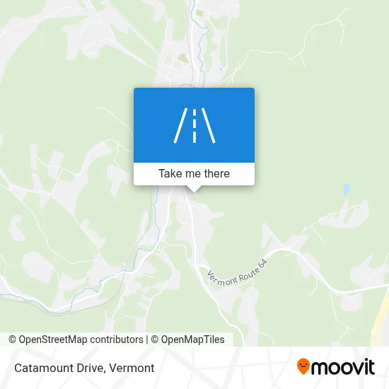 Catamount Drive map
