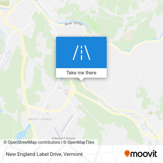 Mapa de New England Label Drive
