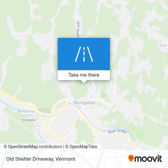 Old Shelter Driveway map
