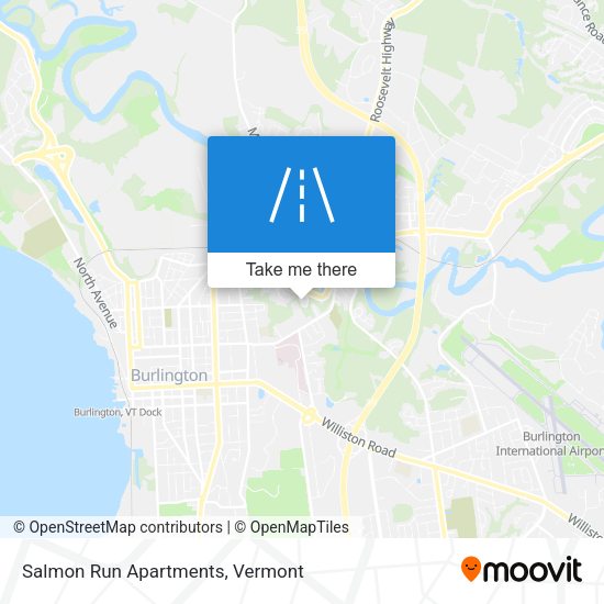 Salmon Run Apartments map
