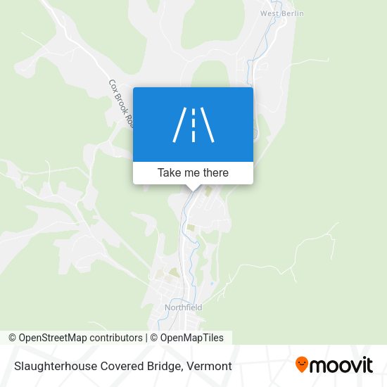 Slaughterhouse Covered Bridge map