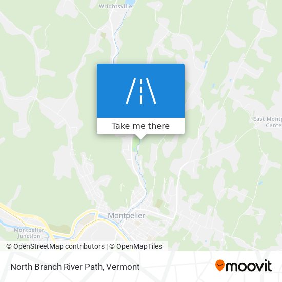 North Branch River Path map