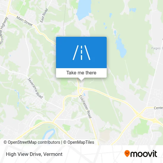 High View Drive map
