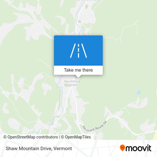 Shaw Mountain Drive map