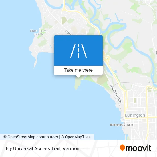 Ely Universal Access Trail map